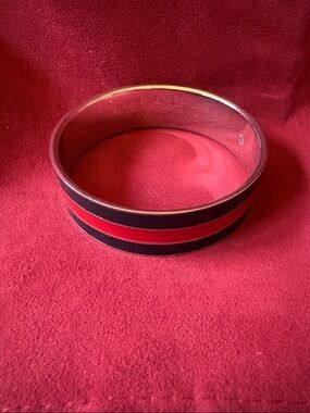 Ralph Lauren red and blue bangle bracelet